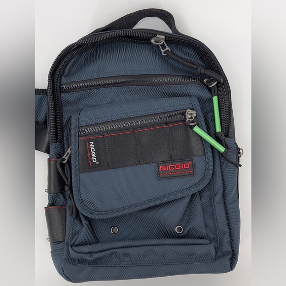 NICGID Messenger Sling Bag Shoulder Backpacks Crossbody Outdoor Tons Of Pockets - Picture 2 of 12